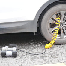 Load image into Gallery viewer, TIREWELL 12V Tire Inflator-Heavy Duty Double Cylinders Direct Drive Metal Pump 150PSI, Compressor with Battery Clamp and 5M Extension Air Hose, SUVs/Trucks/Vans/RVs
