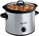 Crockpot SCR300-SS 3-Quart Manual Slow Cooker, Silver