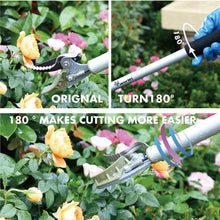 Load image into Gallery viewer, Worth Garden Long Reach Tree Pruner, 4ft Lightweight Cut and Hold Pruning Trimmer
