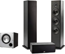 Load image into Gallery viewer, Polk T50 150 Watt Home Theater Floor Standing Tower Speaker (Single) - Premium Sound at a Great Value | Dolby and DTS Surround
