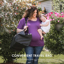 Load image into Gallery viewer, 4moms breeze plus Portable Playard with Removable Bassinet and Baby Changing Station | Easy One-Handed Setup | from The Makers of The mamaRoo
