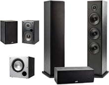 Load image into Gallery viewer, Polk T50 150 Watt Home Theater Floor Standing Tower Speaker (Single) - Premium Sound at a Great Value | Dolby and DTS Surround
