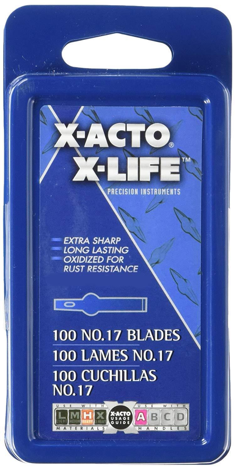 X-ACTO X-Life #11 Classic Fine Point Blades, Bulk Pack, 100 Blades per Box (X611)