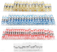 Load image into Gallery viewer, Kuject 120PCS Solder Seal Wire Connectors, Self-Solder Heat Shrink Butt Connector Waterproof Insulated Electrical Butt Splice Wire Terminals for Marine Automotive Aircraft Boat Truck Stereo Wire Joint
