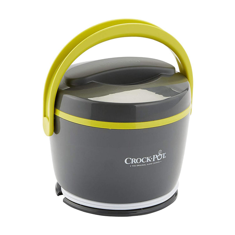 Crockpot Lunch Crock Food Warmer, Grey & Lime