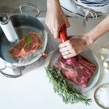 Load image into Gallery viewer, Malaha Joule Sous Vide, 1100 Watts, White Body, Stainless Steel Cap &amp; Base
