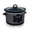 Crockpot Round Slow Cooker, 4.5 quart, Black & White Pattern (SCR450-HX)