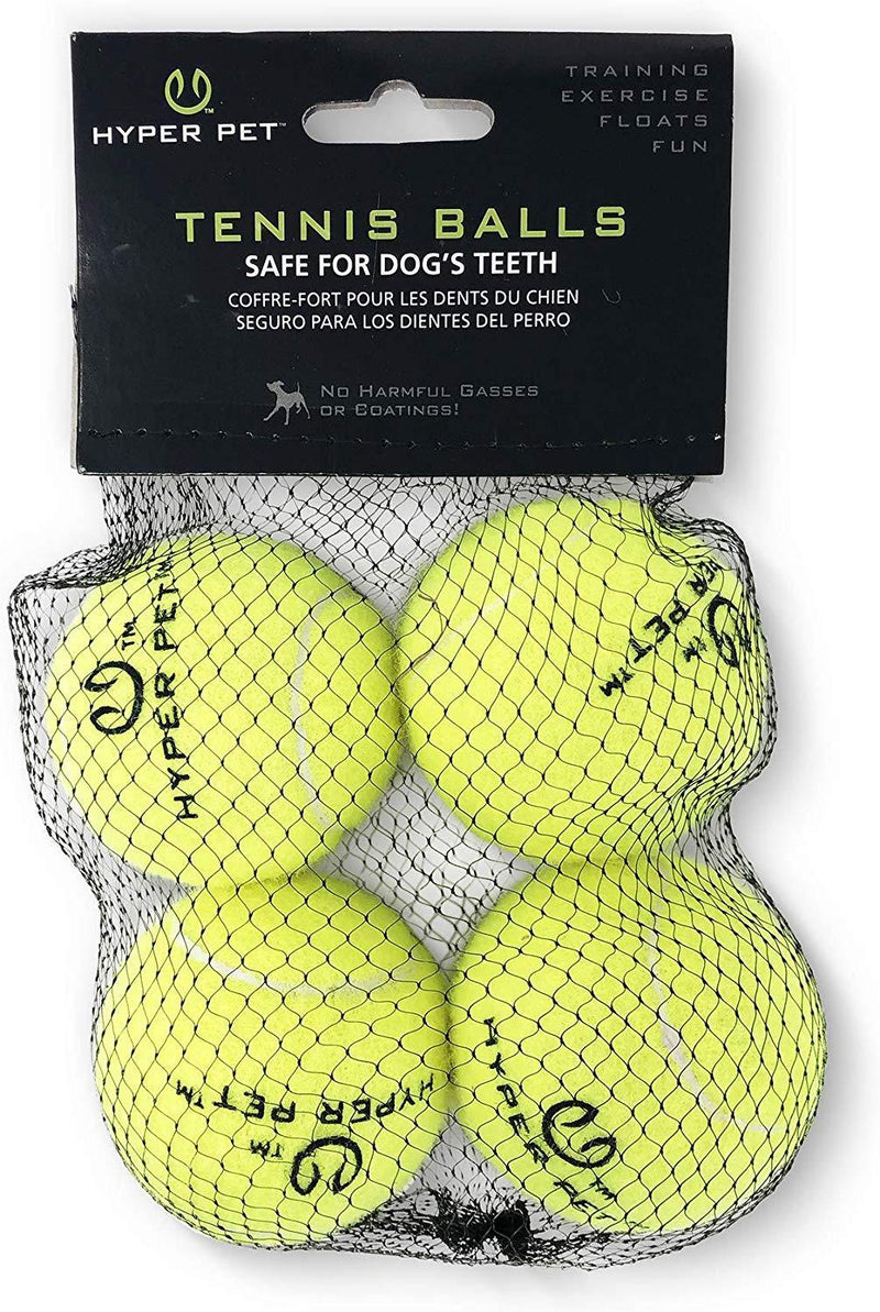 Hyper Pet Tennis Balls For Dogs, Pet Safe Dog Toys For Exercise & Training, Brightly Colored, Easy To Locate