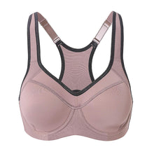 Load image into Gallery viewer, SYROKAN Women&#39;s Full Support High Impact Racerback Lightly Lined Underwire Sports Bra
