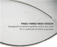 Alpha Living 60113 Splatter Guard for Frying Pan, 13 inch