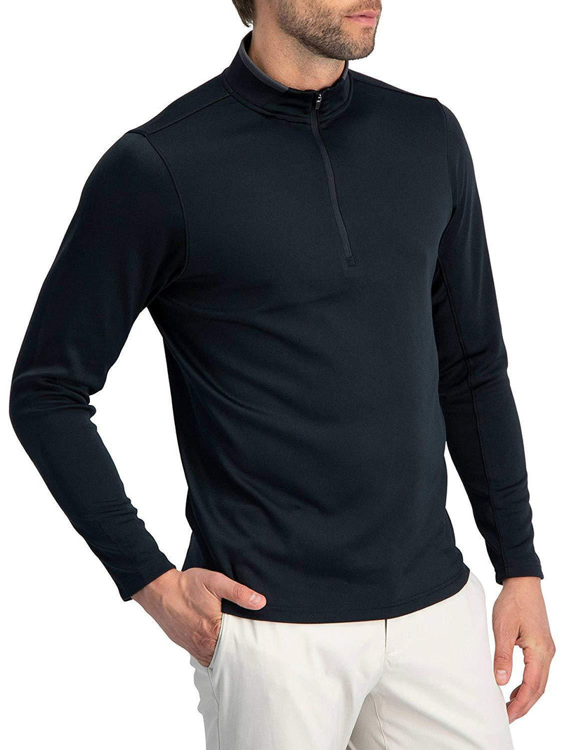 Golf Half Zip Pullover Men - Fleece Sweater Jacket - Mens Dry Fit Golf Shirts