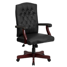 Load image into Gallery viewer, Flash Furniture Bomber Brown Classic Executive Swivel Office Chair with Arms
