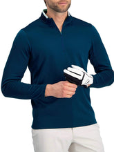Load image into Gallery viewer, Golf Half Zip Pullover Men - Fleece Sweater Jacket - Mens Dry Fit Golf Shirts

