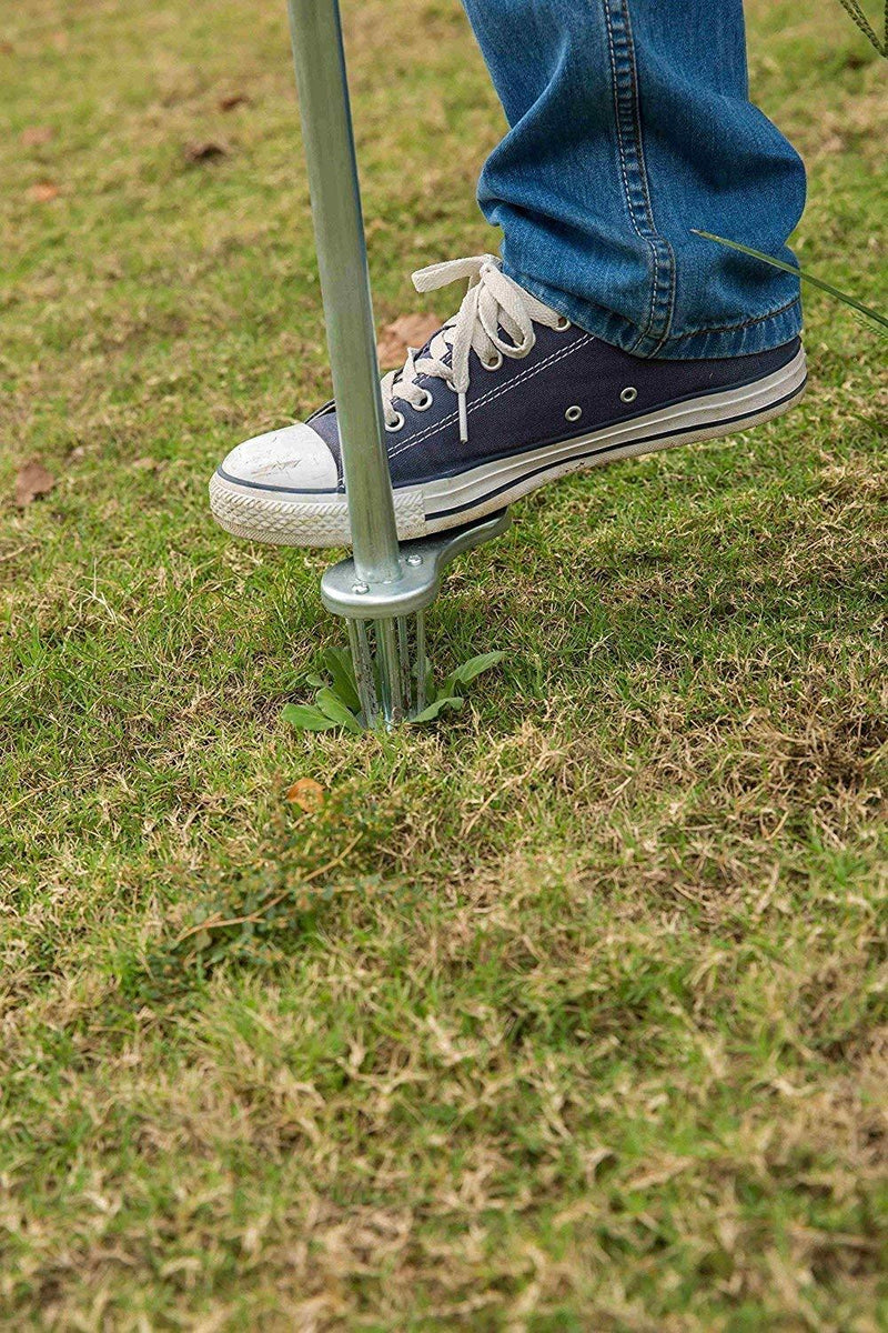 Worth Garden Stand-Up Weeder and Root Removal Tool - Ergonomic Weed Puller with A 33” Tall Handle and Foot Pedal - Easy Weed Grabber Made from Rust-Resistant Steel - 3 Year Warranty