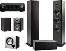 Load image into Gallery viewer, Polk T50 150 Watt Home Theater Floor Standing Tower Speaker (Single) - Premium Sound at a Great Value | Dolby and DTS Surround

