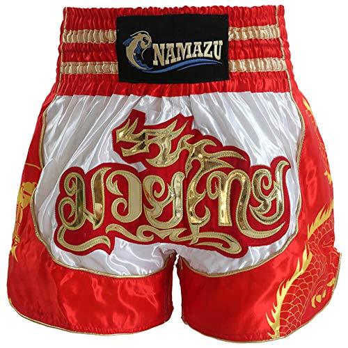 NAMAZU Muay Thai Shorts for Men and Women, High Grade MMA Gym Boxing Kickboxing Shorts.