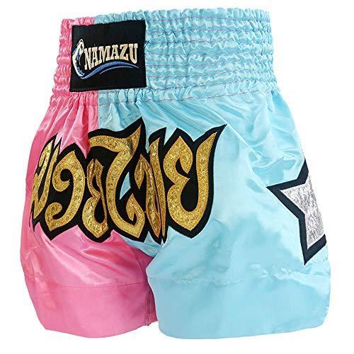 NAMAZU Muay Thai Shorts for Men and Women, High Grade MMA Gym Boxing Kickboxing Shorts.