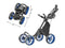 CaddyTek Caddycruiser One Version 8 - One-Click Folding 4 Wheel Golf Push Cart