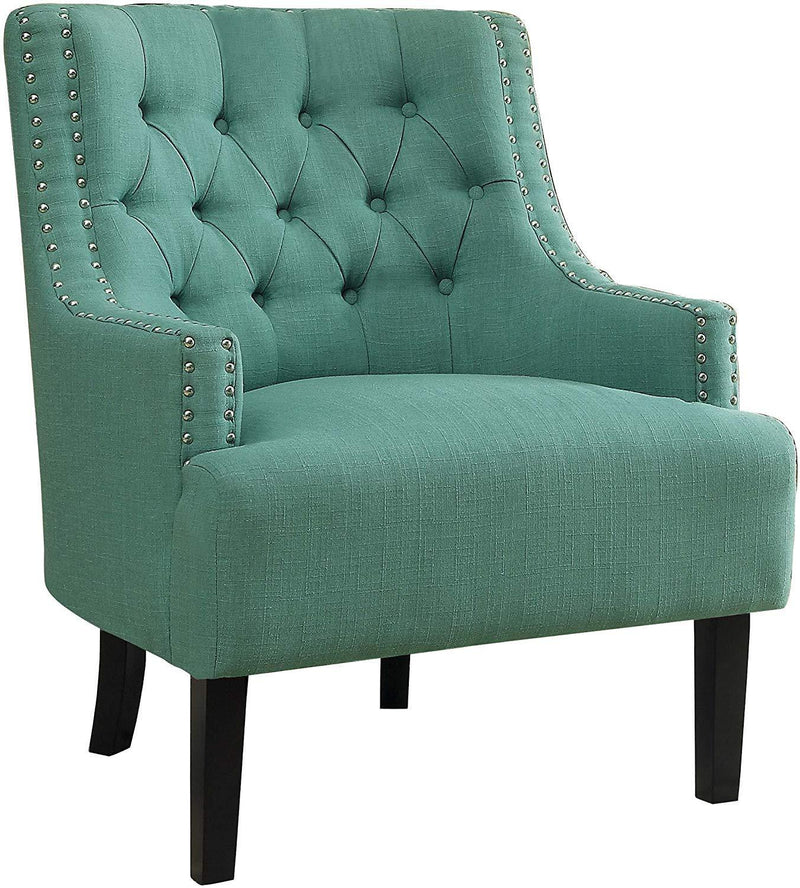 Homelegance Charisma Fabric Accent Chair, Indigo