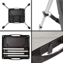 Visual Apex Portable Projector Table Stand with Shelf & Projector Carry Bag, Adjustable 18.5” to 44” high