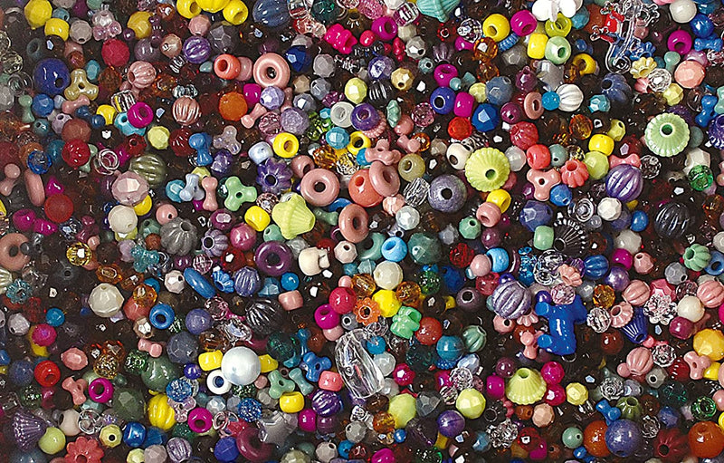 Gemybeads Bonanza 5LB of Mixed Craft Beads, Sizes, Multicolor