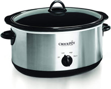 Load image into Gallery viewer, Crockpot Oval Manual Slow Cooker, 8 quart, Stainless Steel (SCV800-S)
