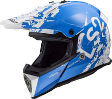 Load image into Gallery viewer, LS2 Helmets Motorcycle &amp; Powersports Helmet&#39;s Off-Road Fast Mini V2 (Strong Red Blue, Medium)
