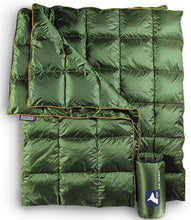 Load image into Gallery viewer, Horizon Hound Down Camping Blanket - Outdoor Lightweight Packable Down Blanket Compact Waterproof and Warm for Camping Hiking Travel - 650 Fill Power
