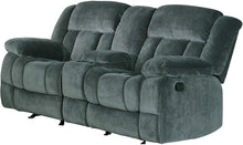 Load image into Gallery viewer, Homelegance Laurelton 90&quot; Microfiber Double Reclining Sofa, Chocolate Brown
