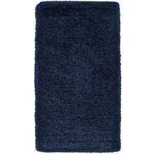 Load image into Gallery viewer, Ottomanson Flokati Collection Faux Sheepskin Shag Runner Rug, 2&#39;X5&#39;, Navy
