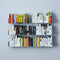 Wallniture U Shape Bookshelf Wall Mountable Metal CD DVD Storage Rack White Set of 6