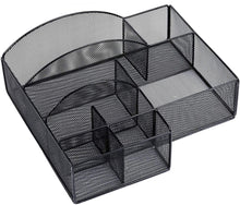 Load image into Gallery viewer, Cutlery Utensil Holder - Organizer Caddy for Cups, Forks, Spoons, Plates, Napkins, Condiments and More - Mesh Holder is Excellent for Silverware Organization
