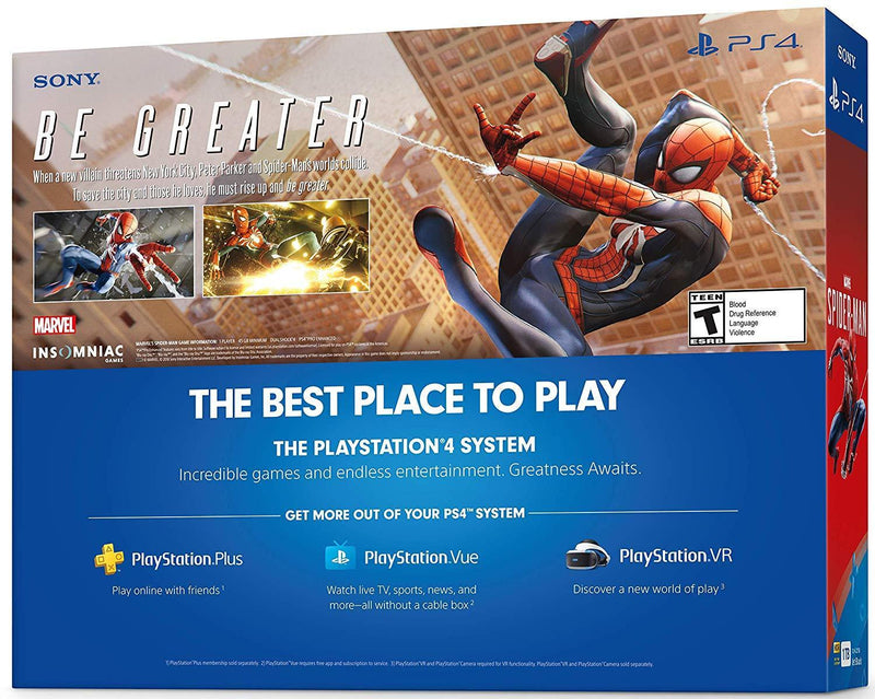 PlayStation 4 Slim 1TB Console - Marvel's Spider-Man Bundle [Discontinued]