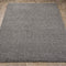 Ottomanson Cozy Color Solid Contemporary Living and Bedroom Soft Shag Area Rug, 5'3" L x 7'0" W, Gray