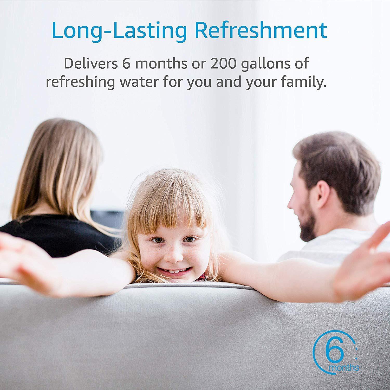 AQUACREST XWF Refrigerator Water Filter, Compatible with GE GBE 21, GDE21, GDE25, GFE24, GFE26, GNE21, GNE25, GNE27, GWE19, GYE18, GSE25, GSS23, GSS25, GZS22, PSE25, CZS22