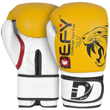 Load image into Gallery viewer, DEFY Boxing Gloves for Men &amp; Women Training MMA Muay Thai Premium Quality Gloves for Punching Heavy Bags, Sparring, Kickboxing, Fighting Gloves Tiger Model
