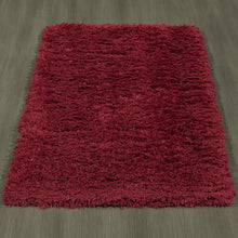 Load image into Gallery viewer, Ottomanson Flokati Collection Faux Sheepskin Shag Runner Rug, 2&#39;7&quot;X5&#39;, Red
