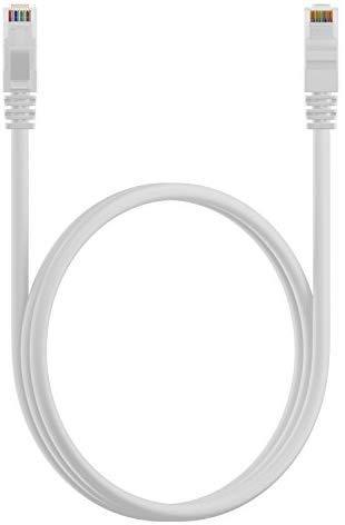 Maximm Ethernet Cable Cat6 Snagless - 6 Feet - Multi-Color - [5 Pack] - Pure Copper - UL Listed - Cable Ties Included