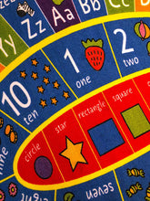 Load image into Gallery viewer, KC Cubs Playtime Collection ABC Alphabet, Numbers and Shapes Educational Learning &amp; Game Area Oval Rug Carpet for Kids and Children Bedrooms and Playroom
