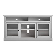 Load image into Gallery viewer, Ameriwood Home Chicago TV Stand with Fireplace, Rustic Gray
