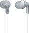 Panasonic ErgoFit In-Ear Earbud Headphones RP-HJE120-KA (Matte Black) Dynamic Crystal-Clear Sound, Ergonomic Comfort-Fit