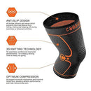 CAMBIVO 2 Pack Knee Brace, Knee Compression Sleeve Support for Running, Arthritis, ACL, Meniscus Tear, Sports, Joint Pain Relief and Injury Recovery