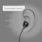 Panasonic ErgoFit In-Ear Earbud Headphones RP-HJE120-KA (Matte Black) Dynamic Crystal-Clear Sound, Ergonomic Comfort-Fit