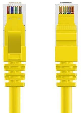 Maximm Ethernet Cable Cat6 Snagless - 6 Feet - Multi-Color - [5 Pack] - Pure Copper - UL Listed - Cable Ties Included