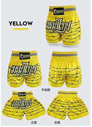 NAMAZU Muay Thai Shorts for Men and Women, High Grade MMA Gym Boxing Kickboxing Shorts.